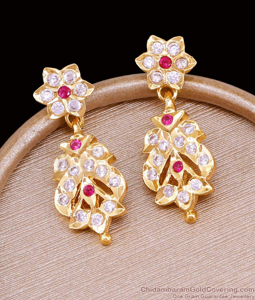 HIgh Quality Five Metal Impon Dangler Earring Festive Jewelry Collections ER5286 HIgh Quality Five Metal Impon Dangler Earring Festive Jewelry Collections ER5286