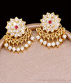 Stylish Hanging Stone Beads Impon Stud Earring For Function Wear ER5290 Stylish Hanging Stone Beads Impon Stud Earring For Function Wear ER5290