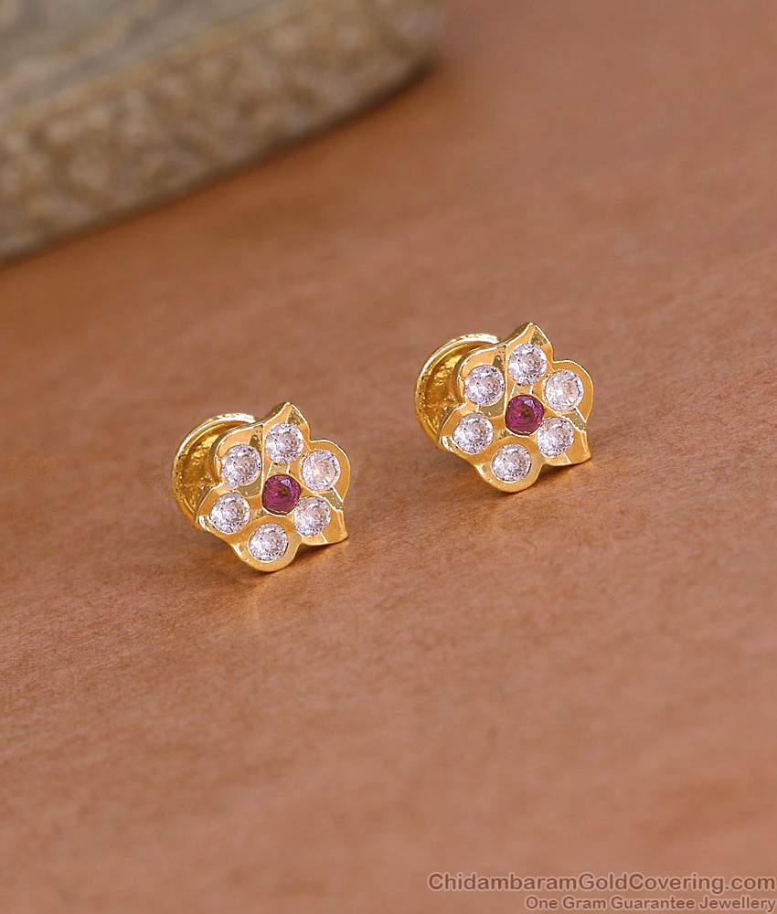 Buy Small Impon Stone Stud Earring For Daily Wear ER5304 Buy Small Impon Stone Stud Earring For Daily Wear ER5304