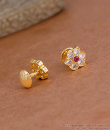 Buy Small Impon Stone Stud Earring For Daily Wear ER5304 Buy Small Impon Stone Stud Earring For Daily Wear ER5304