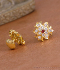 Latest Screw Back Impon Stud Earring 5 Metal Jewelry Online ER5309