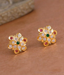 Premium Quality Five Metal Screw Back Stud Earring Impon Jewelry ER5310 Premium Quality Five Metal Screw Back Stud Earring Impon Jewelry ER5310