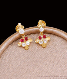 New Arrival Impon 5 Metal Small Dangler Earring For Daily Use ER5311