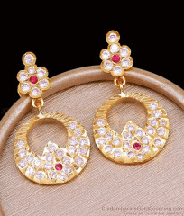 Original Impon 5 Metal Long Dangler Earring For Bridal Wear ER5314