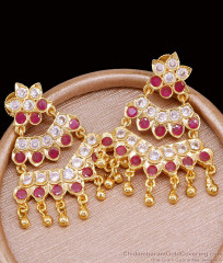 Buy Multi Layer Hanging Beads Impon Dangler Earring Collections ER5317 Buy Multi Layer Hanging Beads Impon Dangler Earring Collections ER5317