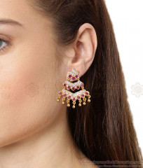 Buy Multi Layer Hanging Beads Impon Dangler Earring Collections ER5317 Buy Multi Layer Hanging Beads Impon Dangler Earring Collections ER5317