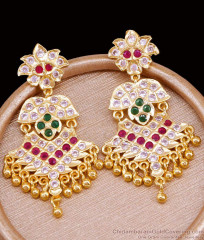 Premium Quality Impon 5 Metal Earring Gati Stone Bridal Jewelry ER5319 Premium Quality Impon 5 Metal Earring Gati Stone Bridal Jewelry ER5319