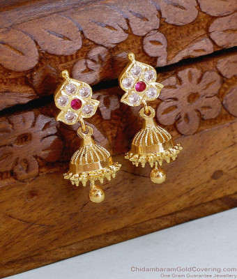 Traditional Impon Panchaloha Jhumki Earring Collections Shop Online ER5321