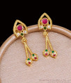 Regular Use Gold Imitation Dangler Earring With Ad Stone ER5343 Regular Use Gold Imitation Dangler Earring With Ad Stone ER5343