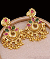 Attractive Kemp Stone Peacock Gold Earring Women Bridal Jewelry ER5345 Attractive Kemp Stone Peacock Gold Earring Women Bridal Jewelry ER5345