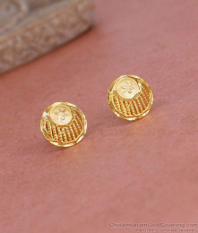 Light Weight Gold Plated Small Stud Earring Shop Online ER5372