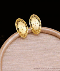 Simple Gold Design Daily Wear Stud Earring Without Stone ER5408