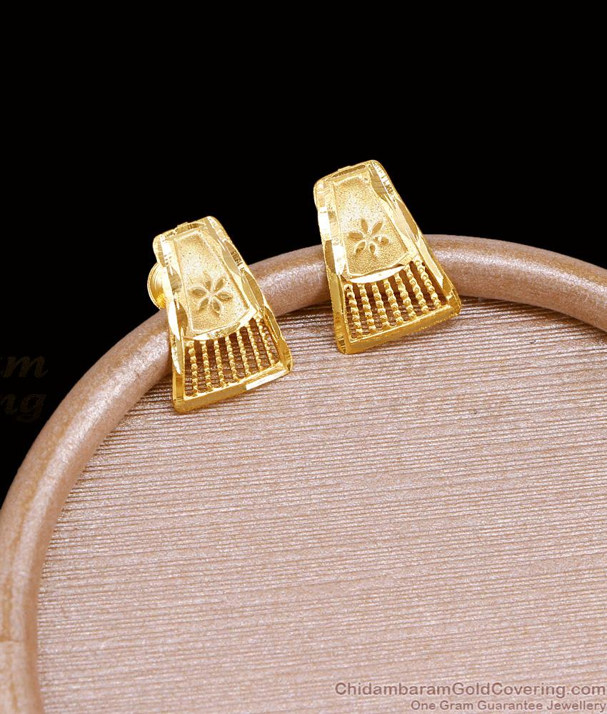 Simple Gold Design Daily Wear Stud Earring For Women ER5409 Simple Gold Design Daily Wear Stud Earring For Women ER5409