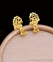 Beautiful Forming Gold Peacock Stud Earring At Affordable Price ER5410 Beautiful Forming Gold Peacock Stud Earring At Affordable Price ER5410