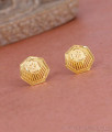 Small Gold Imitation Screw Back Stud Earring For Daily Wear ER5415 Small Gold Imitation Screw Back Stud Earring For Daily Wear ER5415