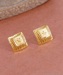Light Weight Gold Design Stud Earring Flower Design For College Wear ER5417 Light Weight Gold Design Stud Earring Flower Design For College Wear ER5417