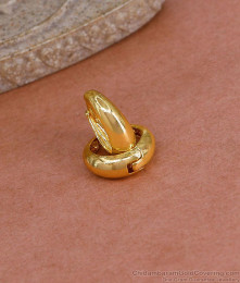 Simple Gold Plated Hoop Earring For Daily Use Online ER5419