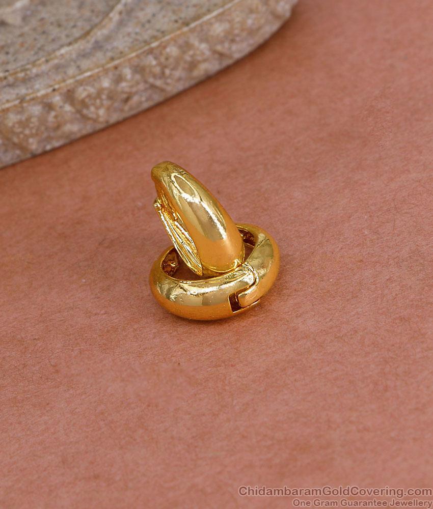 Simple Gold Plated Hoop Earring For Daily Use Online ER5419 Simple Gold Plated Hoop Earring For Daily Use Online ER5419