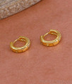 American Diamond Hoop Earring Gold Plated Jewelry Online ER5420 American Diamond Hoop Earring Gold Plated Jewelry Online ER5420