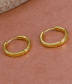 Glittering Ruby Stone Gold Imitation Hoop Earring For Daily Wear ER5428 Glittering Ruby Stone Gold Imitation Hoop Earring For Daily Wear ER5428