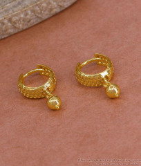 Plain Honey Comb Design Gold Hoop Earring Shop Online Price ER5432 Plain Honey Comb Design Gold Hoop Earring Shop Online Price ER5432