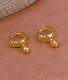 Plain Honey Comb Design Gold Hoop Earring Shop Online Price ER5432 Plain Honey Comb Design Gold Hoop Earring Shop Online Price ER5432