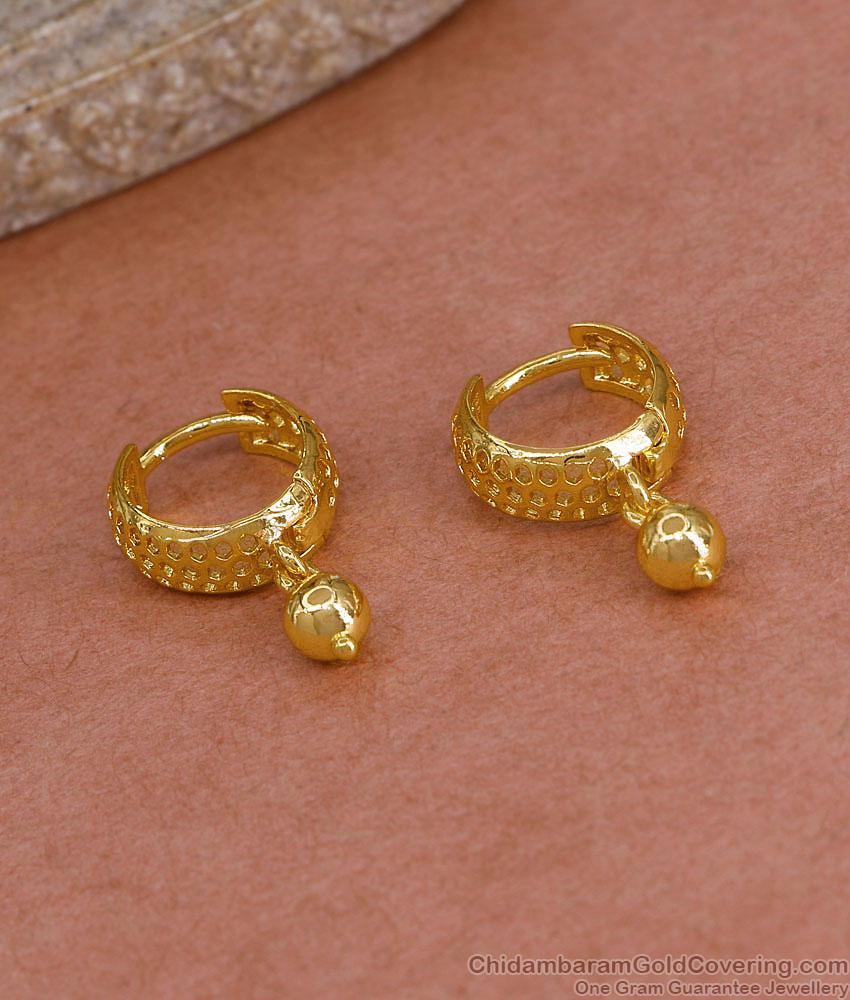 Plain Honey Comb Design Gold Hoop Earring Shop Online Price ER5432 Plain Honey Comb Design Gold Hoop Earring Shop Online Price ER5432