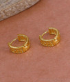 Plain One Gram Gold Heart Hoops Earring At Affordable Price ER5437 Plain One Gram Gold Heart Hoops Earring At Affordable Price ER5437