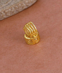 Small Size Buy Micro Gold Plated Plain Hoop Earring For Kids ER5444