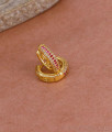 Stylish Ad Stone Gold Imitation Hoop Earring At Affordable Price ER5445