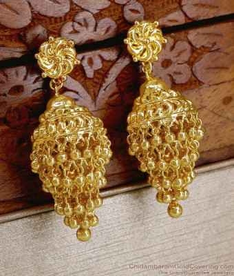Heavy Grand Adukku Jhumki Earring Bridal Wear Collections ER5456