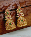 Premium Quality One Gram Gold Jhumka Stone Earring For Women ER5458