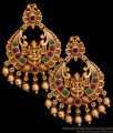 High Quality Gold Imitation Antique Earring Lakshmi Design For Wedding ER5464