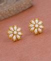 One Gram Gold Plated Pearl Earring For Regular Use ER5471