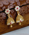 Latest 5 Metal Stone Jhumki Bridal Earring For Women Fashion ER5498