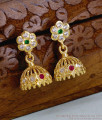 Medium Size Impon 5 Metal Jhumki Earring Collections Online ER5507