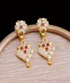 Premium Quality Ruby White Stone Impon Dangler Earring For Women ER5535