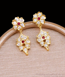 Buy Traditional Five Metal Stone Earring Online For Daily Wear ER5537