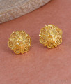 High Quality Micro Gold Plated Floral Stud Earring Design Online ER5575