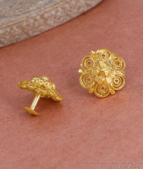 High Quality Micro Gold Plated Floral Stud Earring Design Online ER5575