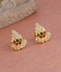 Traditional Screw Back Impon Stone Stud Earring Collections For Women ER5581