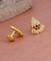 Traditional Screw Back Impon Stone Stud Earring Collections For Women ER5581