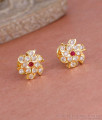 Attractive Gati Stone Impon Stud Earring Floral Design For Women ER5590 Attractive Gati Stone Impon Stud Earring Floral Design For Women ER5590