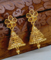 Stylish Bridal Wear Gold Imitation Jhumkas For Women Fashion ER5620