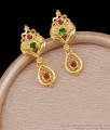 Light Weight 1 Gram Gold Earring For Everyday Use ER5643