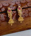Ruby Stone Gold Plated Jhumki Earring Design For Women ER5666 Ruby Stone Gold Plated Jhumki Earring Design For Women ER5666