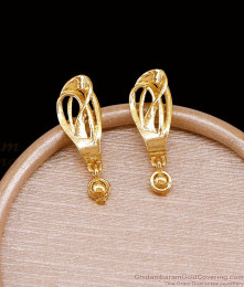 Stylish Gold Imitation Earring Plain Danglers For Party Wear ER5671