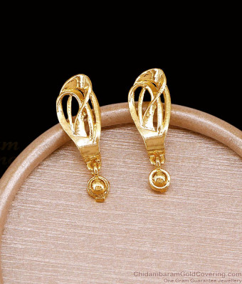 Stylish Gold Imitation Earring Plain Danglers For Party Wear ER5671