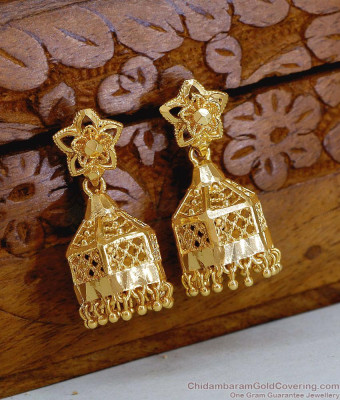 Latest Bollywood Fashion Gold Plated Jhumki Earring ER5689
