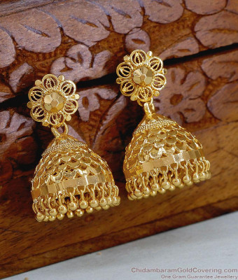 Buy Online Micro Gold Plated Jhumkas Bridal Collections ER5690